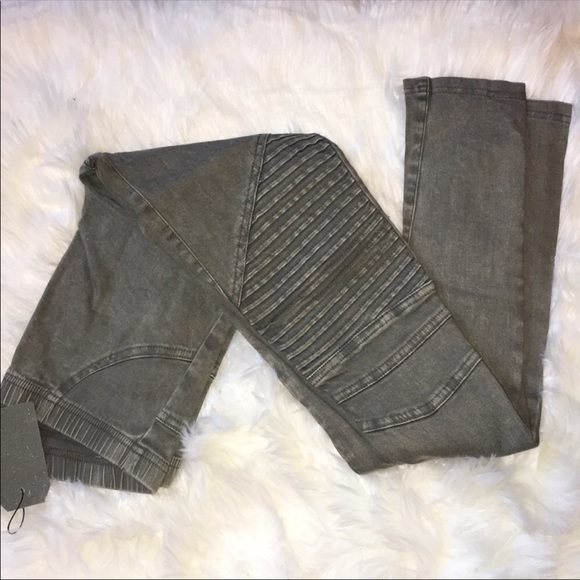 Olive Moto Leggings - Picture 4 of 4